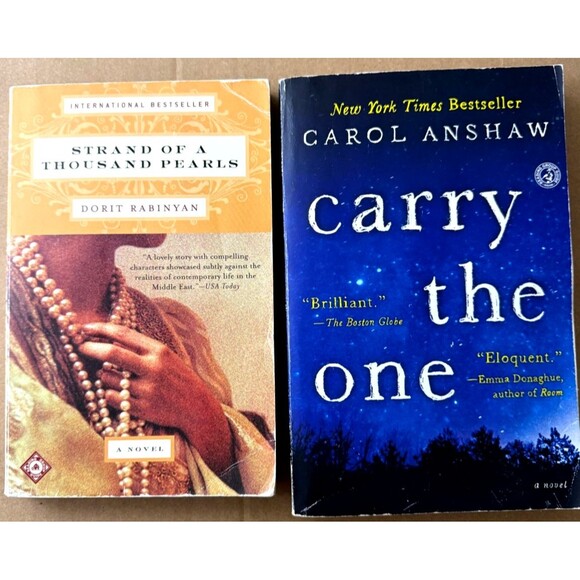 Bestseller Book Lot Carry the One & Strand of a Thousand Pearls Paperback Novel - Picture 1 of 3
